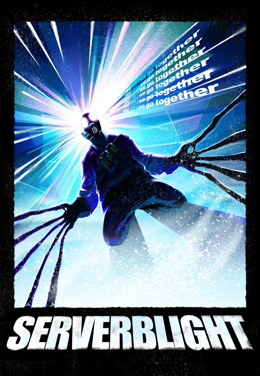 BLUE Serverblight poster - signed