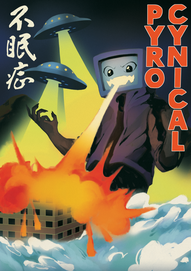 Space Pyro A2 signed poster